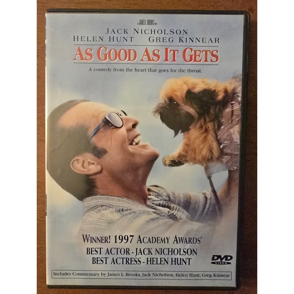 As Good‎ As It Gets (DVD, 1997), Nicholson, Hunt, Excellent Condition